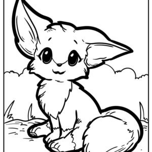 Cute fox coloring pages printable for free download