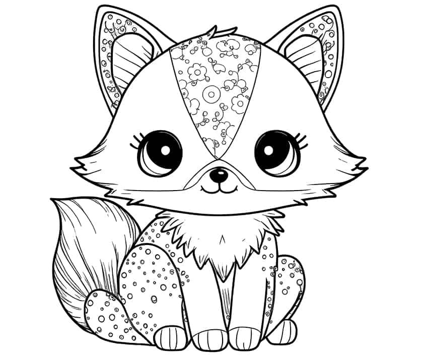 Kawaii coloring pages