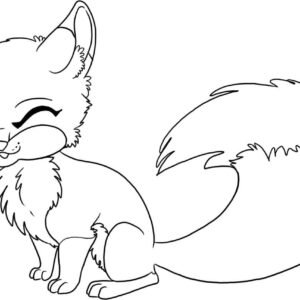Cute fox coloring pages printable for free download