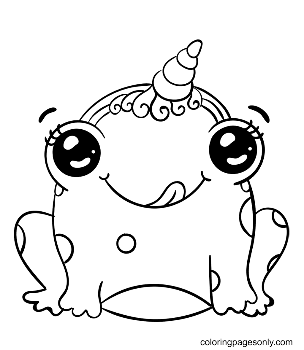 Frog coloring pages printable for free download