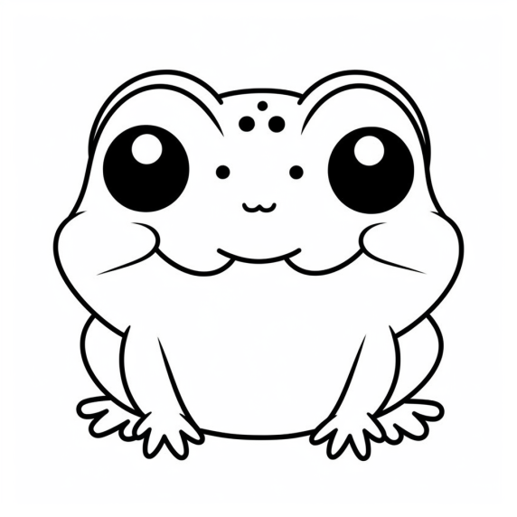 Frog drawing