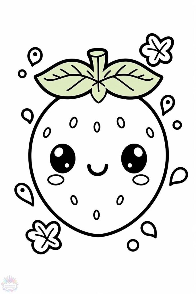 Kawaii coloring pages
