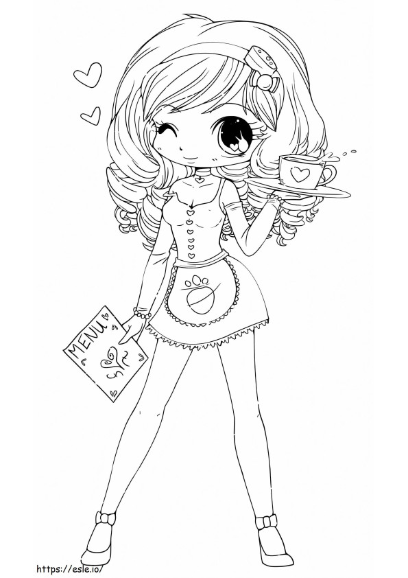 Kawaii coloring pages