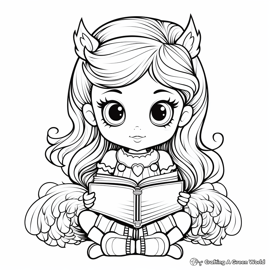 Girl owls coloring pages