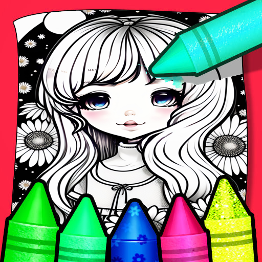 Cute kawaii coloring pages