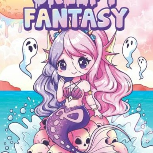 Stream creepy fantasy kawaii pastel goth coloring book cute and creepy horror gothic coloring page by user listen online for free on
