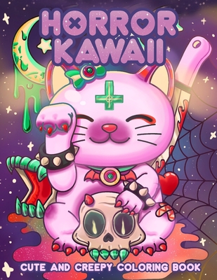Creepy kawaii pastel goth coloring book a coloring book for lovers of kawaii and creepy things paperback the golden notebook