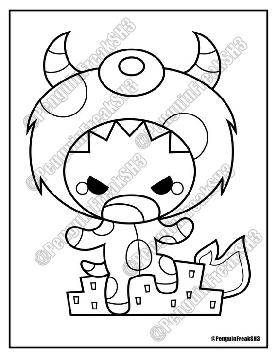 Kawaii cute halloween coloring pages printable coloring pages kids coloring halloween activity