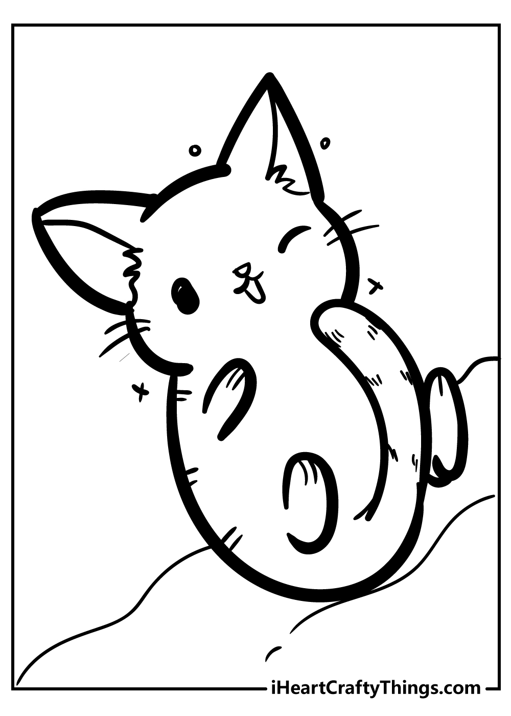 Kitten coloring pages free printables
