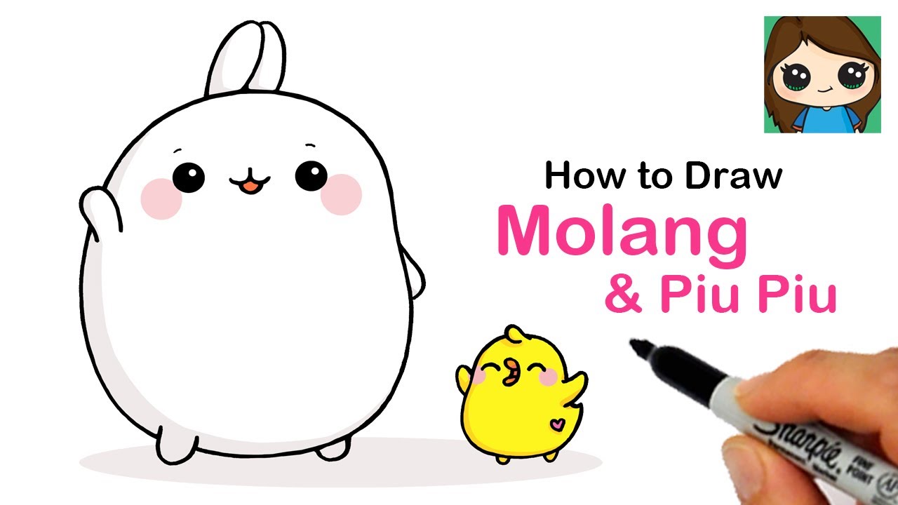 How to draw olang and piu piu ðð