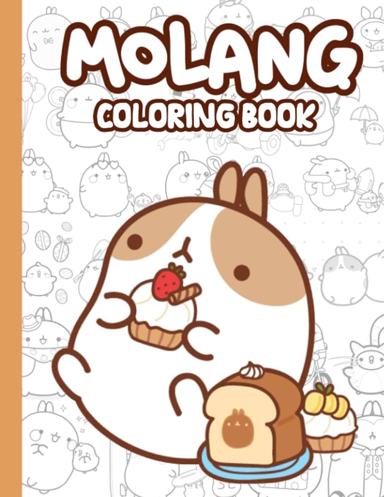 Mãlang coloring book an adorable coloring book for kids to relax and develop creativity with unique hand