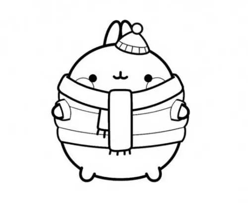Molang and piu piu coloring pages geeky matters