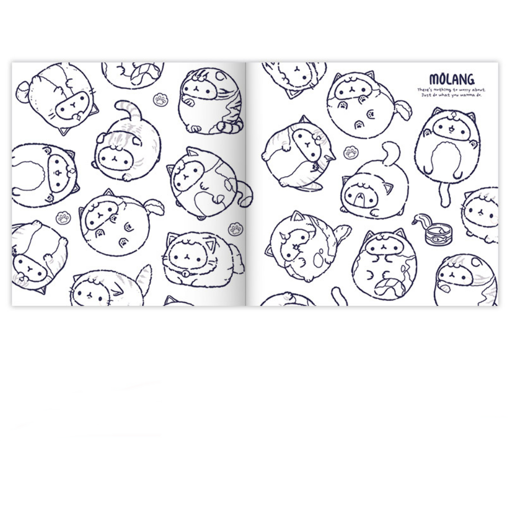 Molang characters essay limited edition coloring book select relaxation gifts