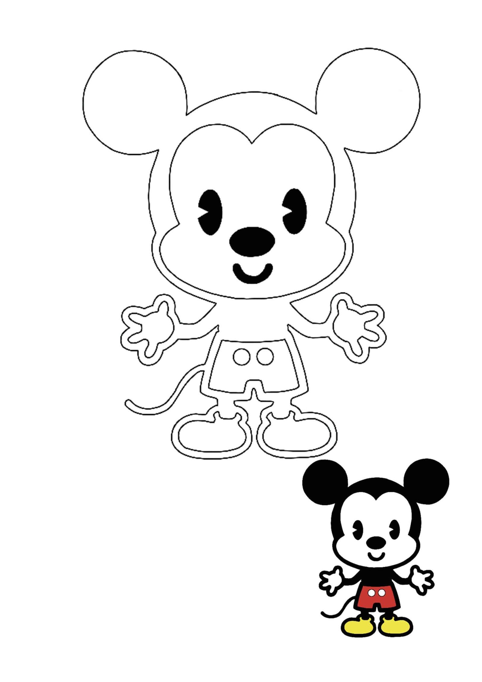 Kawaii disney coloring pages