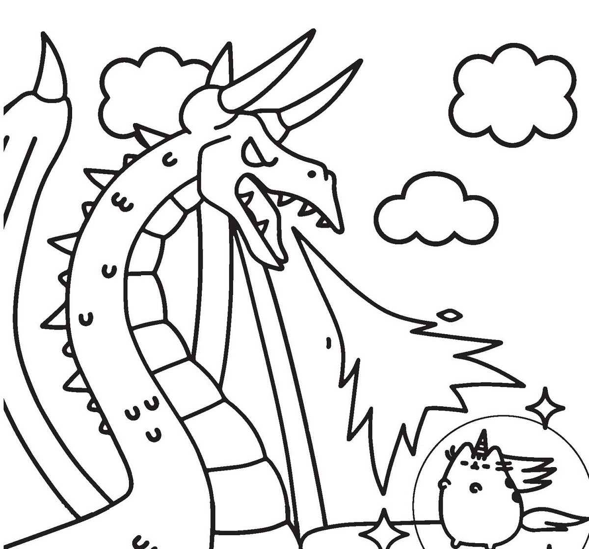 Pusheen coloring book