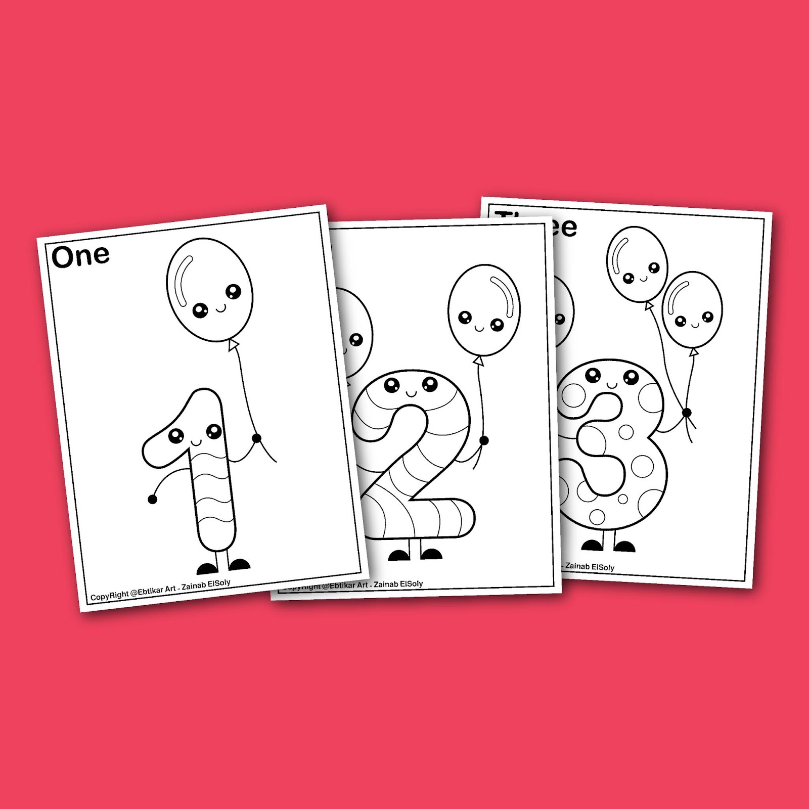 Kawaii coloring pages
