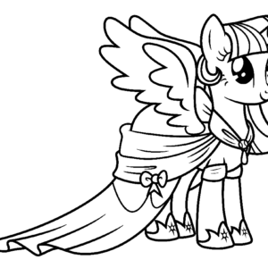 Twilight sparkle coloring pages printable for free download