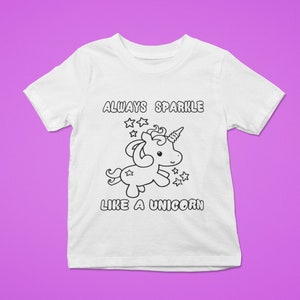 Unicorn coloring svg cute unicorn svg kawaii unicorn cartoon always sparkle coloring page coloring svg png jpg