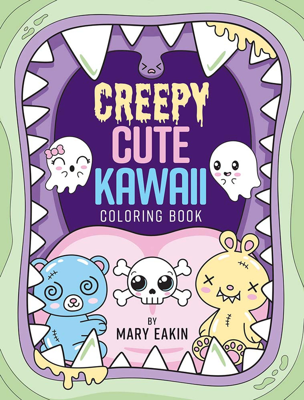 Creepy cute kawaii coloring book