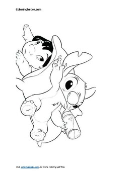 Stitch coloring tpt