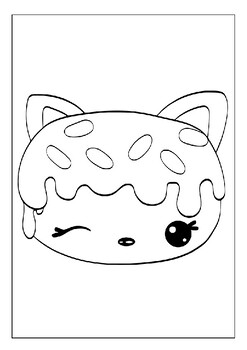 Bring joy to your little ones with our printable kawaii food coloring pages p