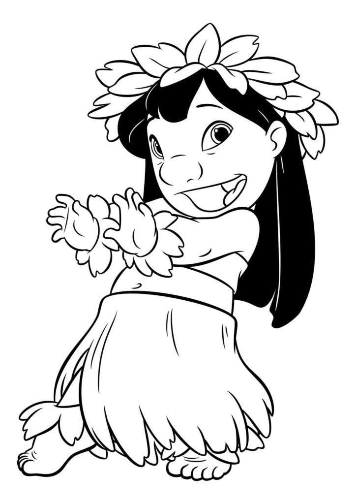 Lilo and stitch coloring pages