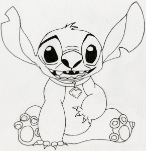 Lilo and stitch coloring for children