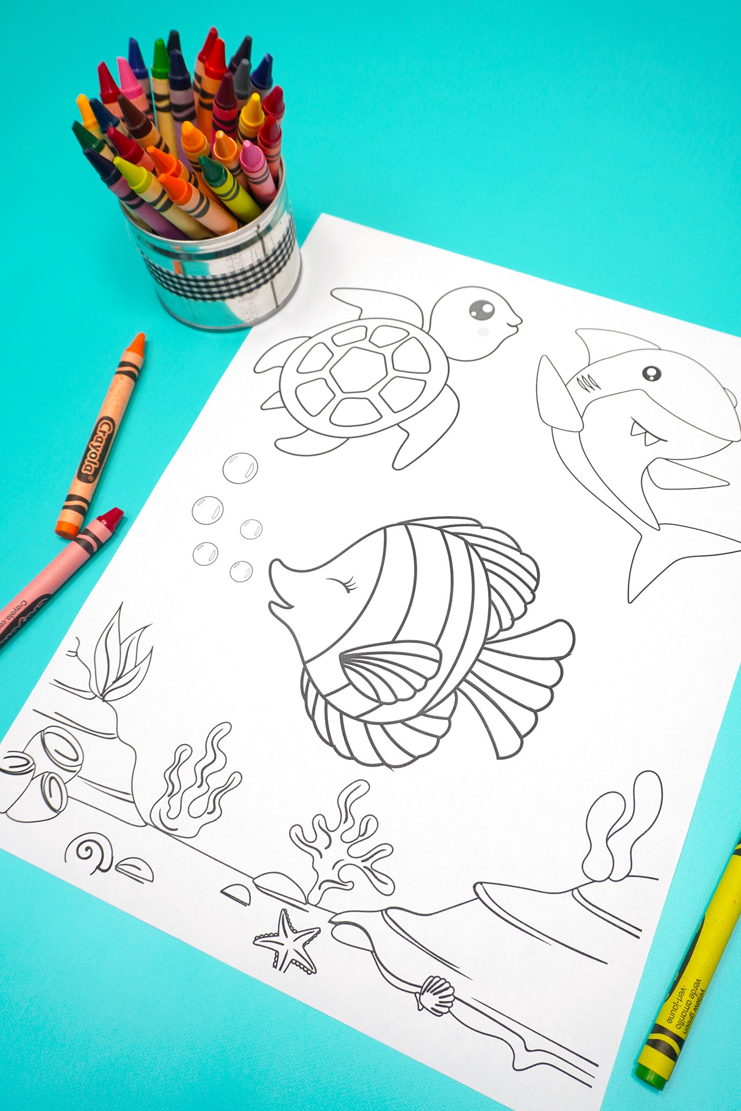Summer coloring pages