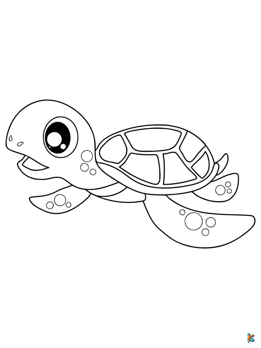 Turtle coloring pages â