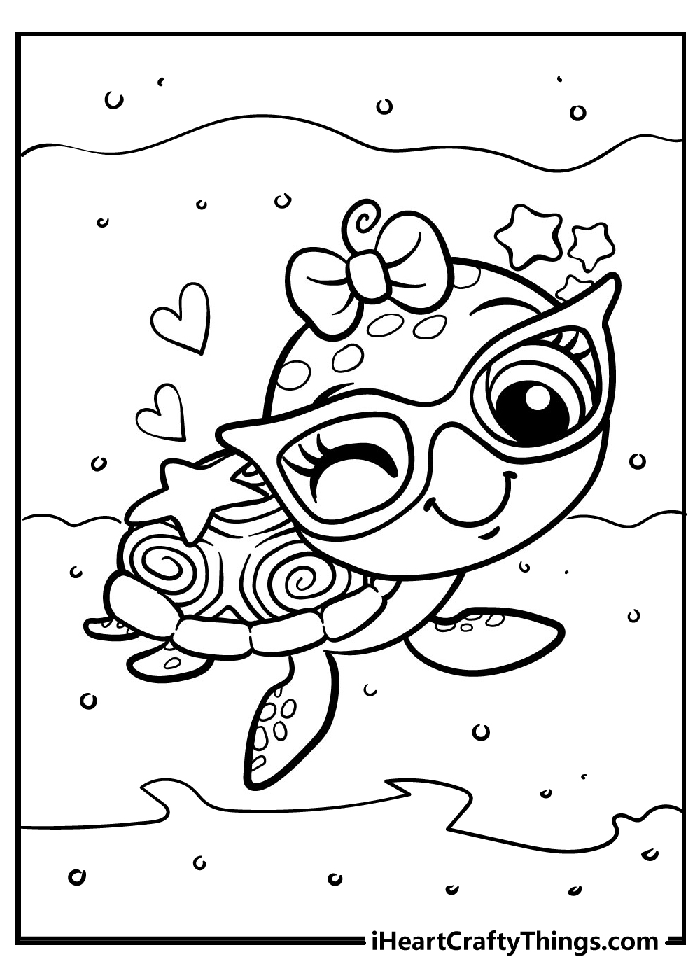Turtle coloring pages free printables
