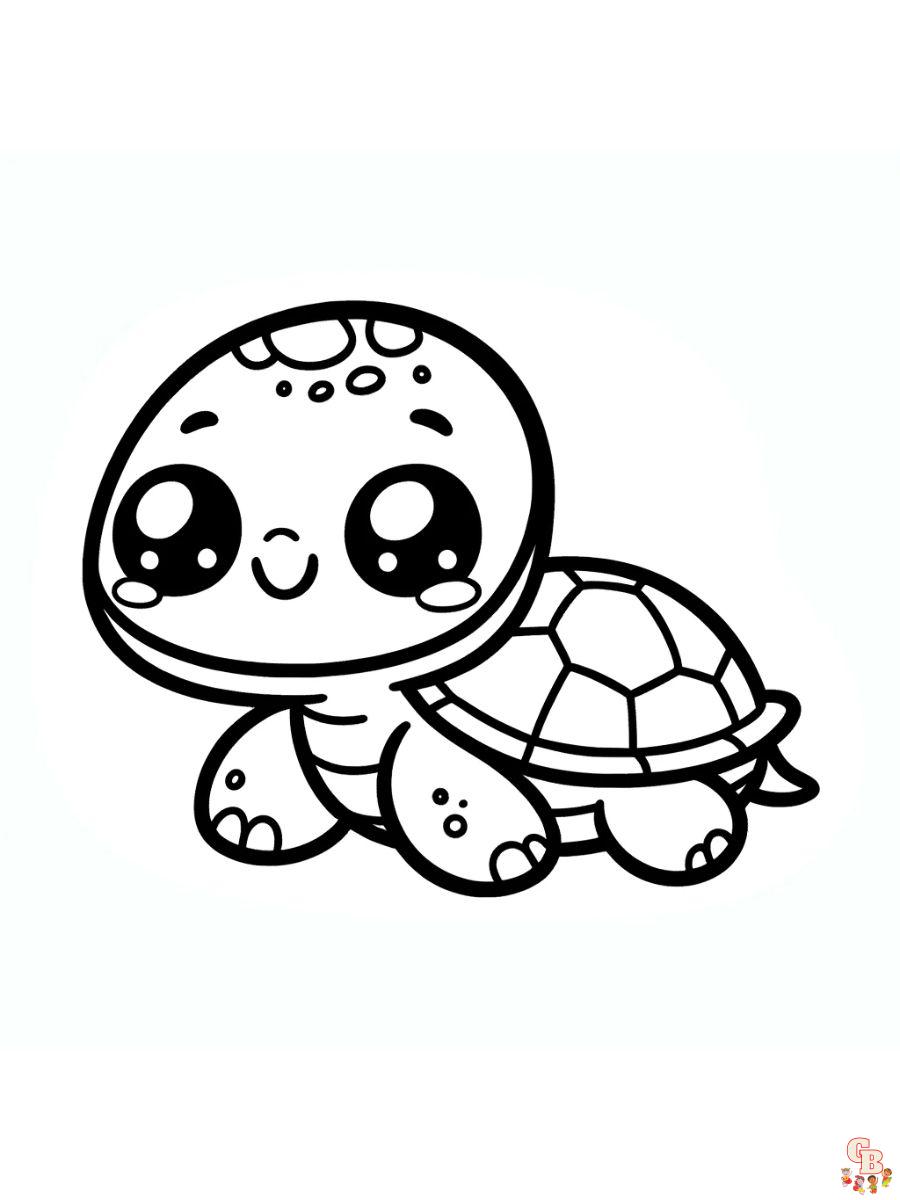 Turtle coloring pages