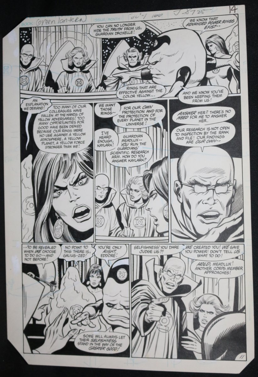 Anthonys ic book art original ic art for sale by frank mclaughlin