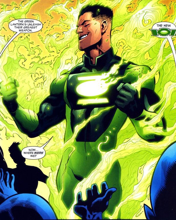 Who has been green lantern in the ics