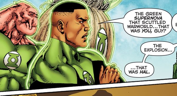 Who has been green lantern in the ics