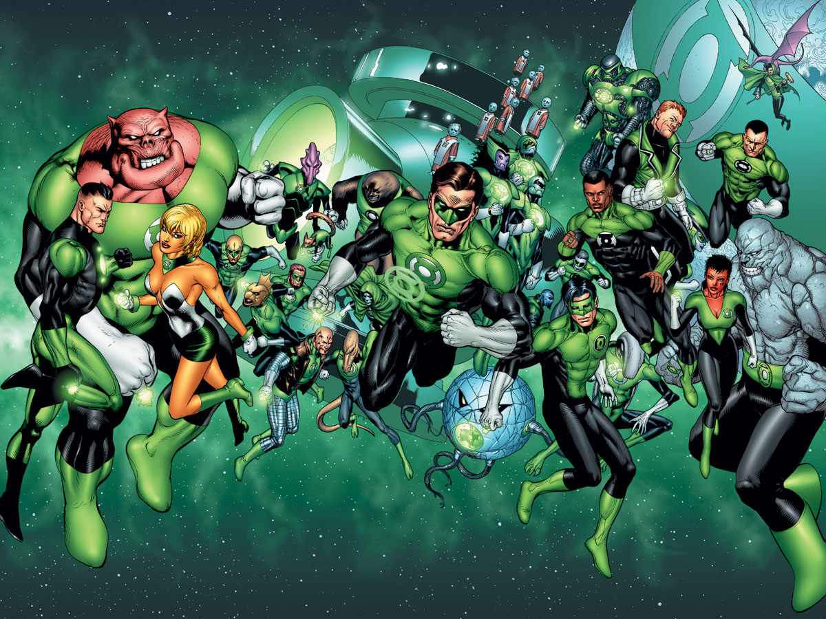 Green lantern corps new earth database