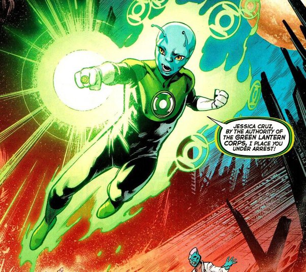 What is the job description of the green lantern in dc