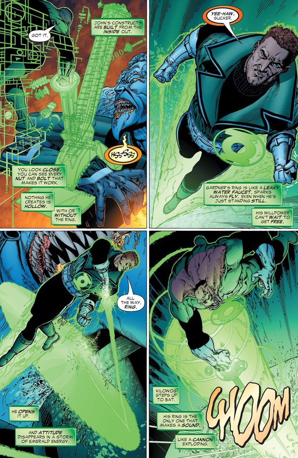 What is the job description of the green lantern in dc