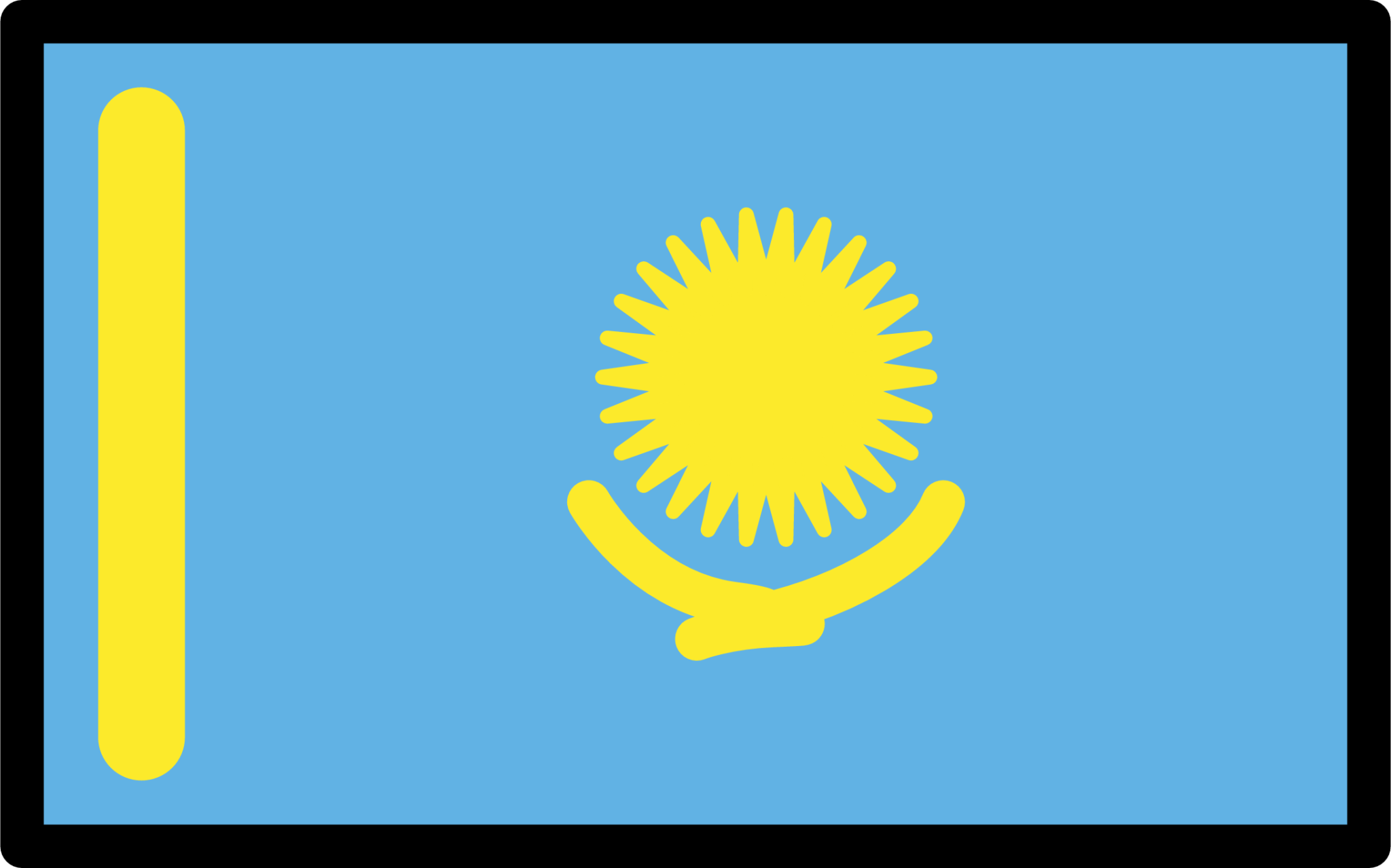 Flag kazakhstan emoji