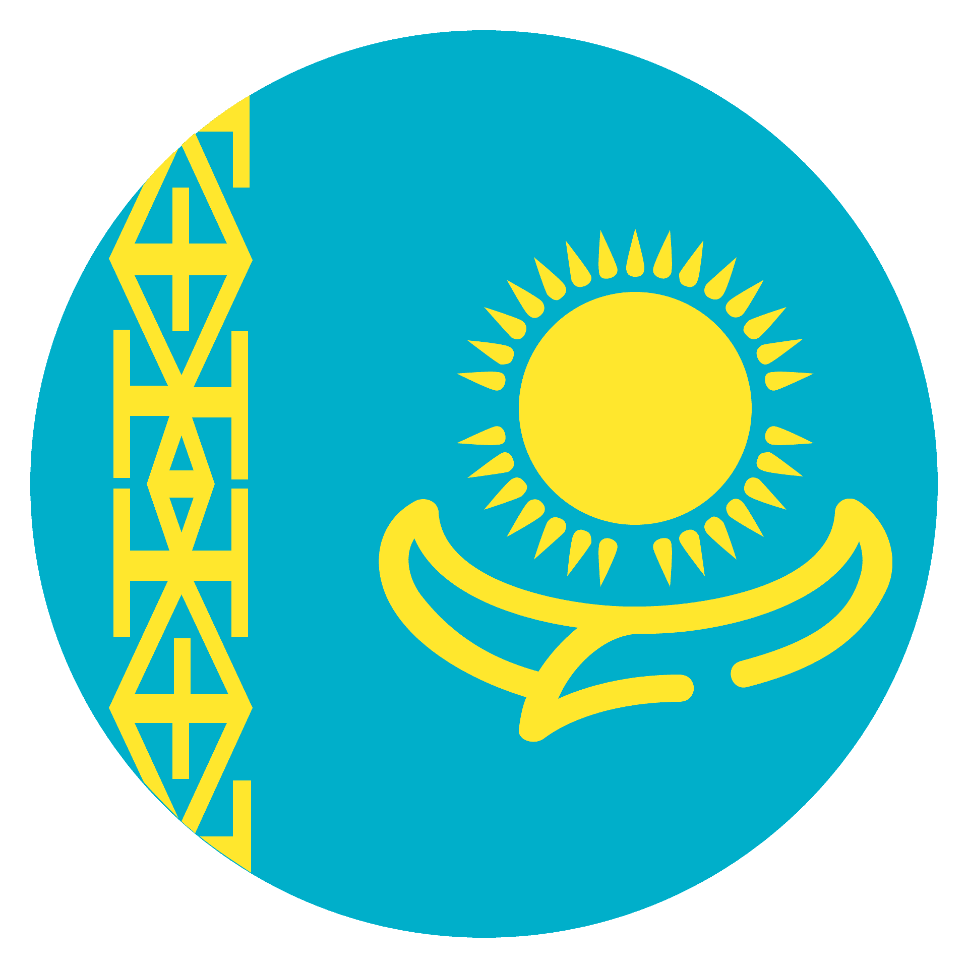 Kazakhstan flag emoji clipart free download transparent png