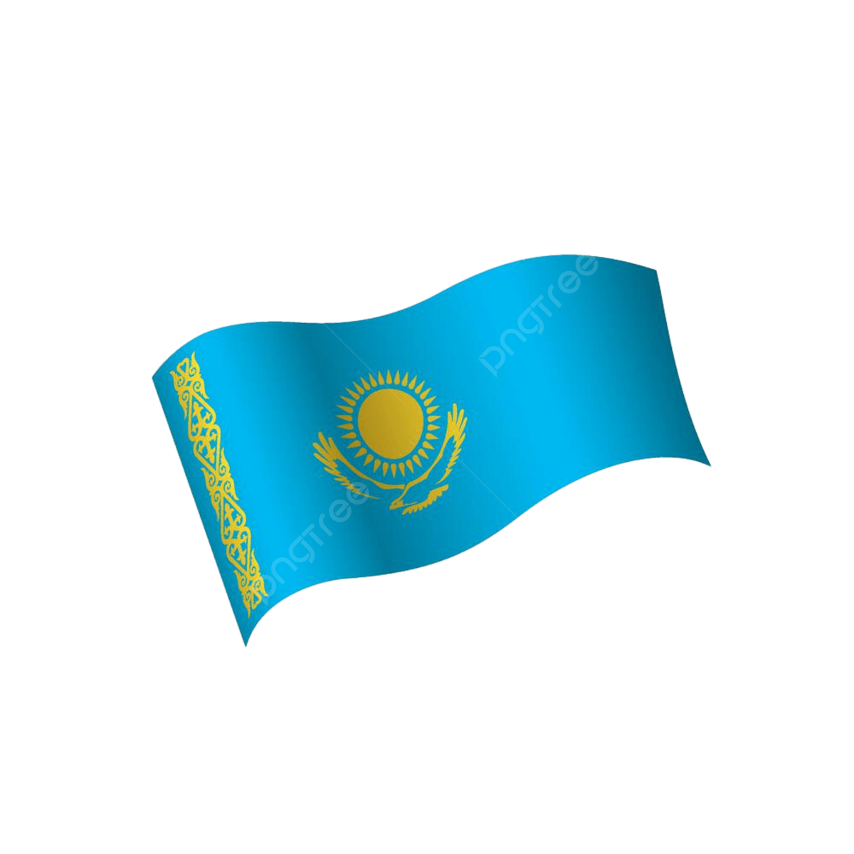 Kazakhstan national flag illustration png transparent images free download vector files