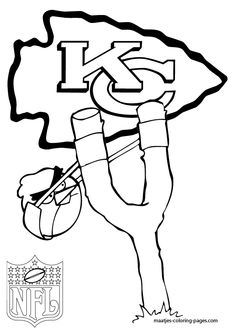 Kansas city chiefs coloring pages ideas kansas city chiefs logo kansas city chiefs chiefs logo