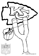 Kansas city chiefs coloring pages