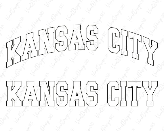 Kansas city svg digital download kc chiefs svg college font