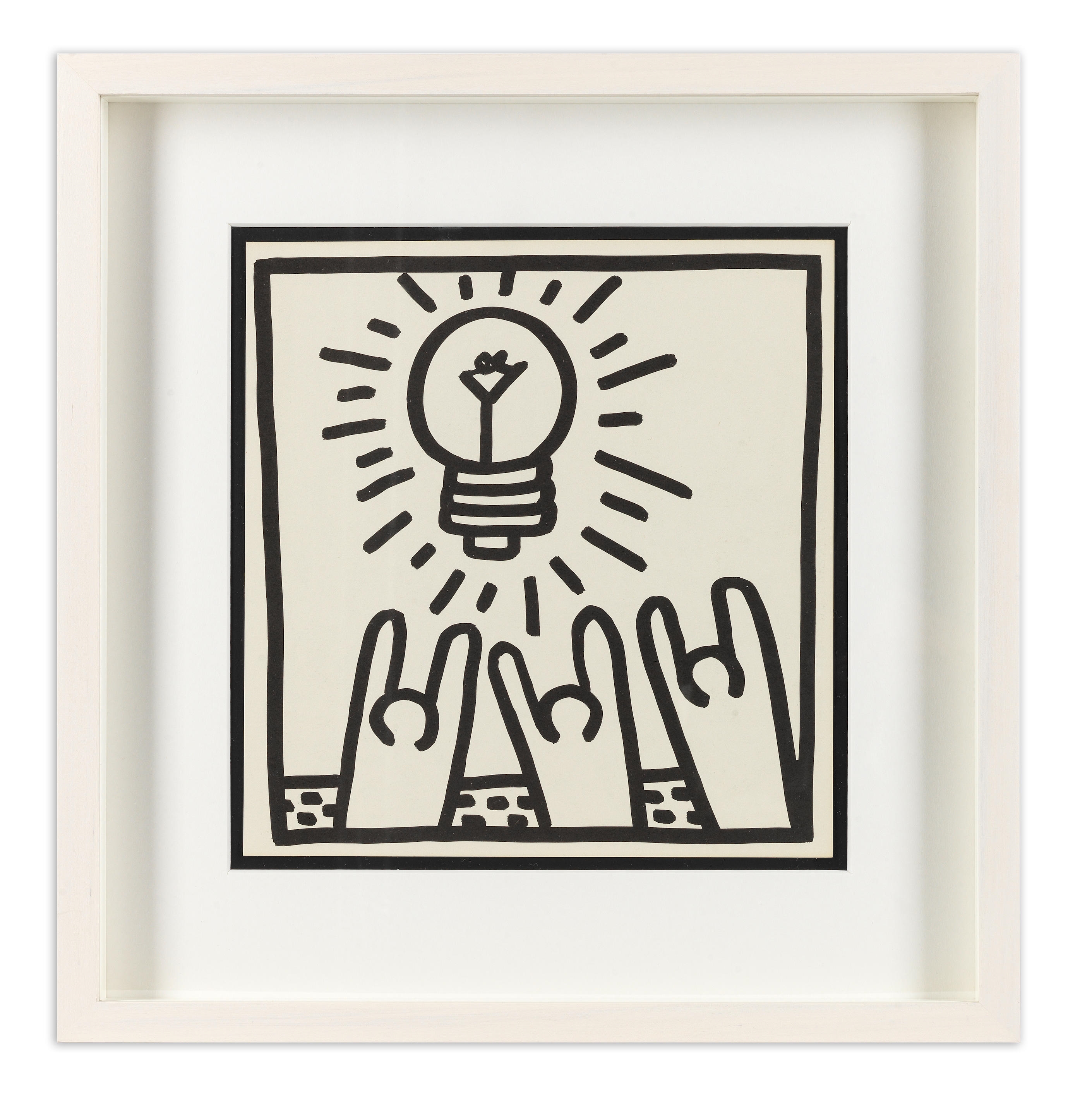 Keith haring six coloring book plates from keith haring