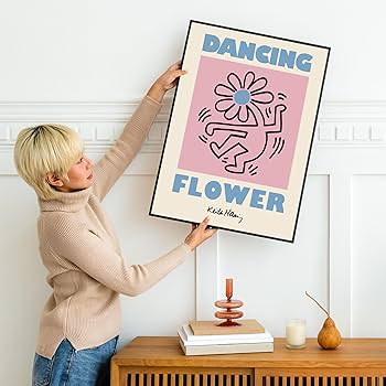 Miracle spirit keith haring poster