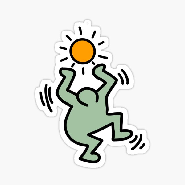 Dancing man sticker by pauline