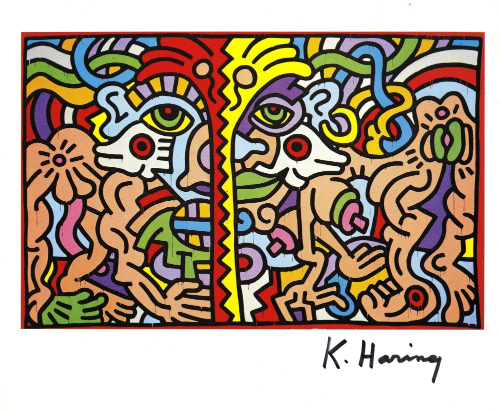 Fine art photographs lot keith haring