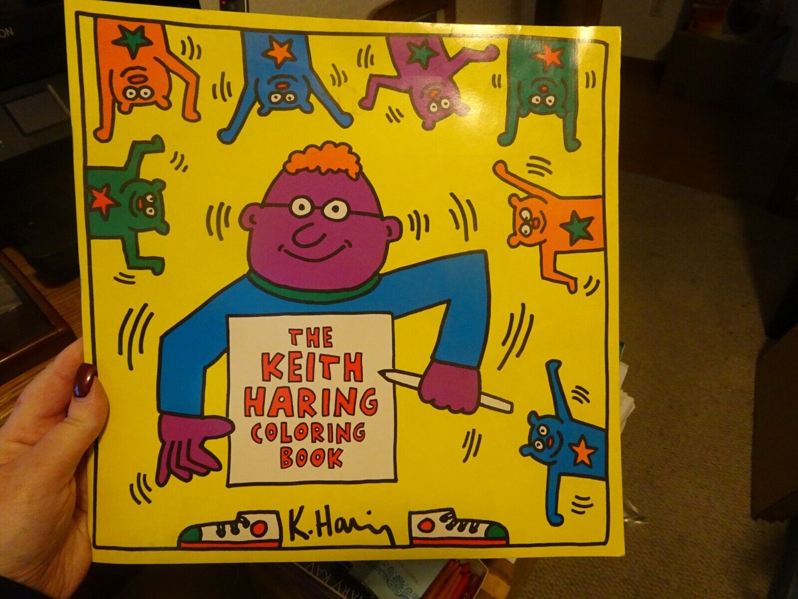 Keith haring coloring book