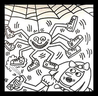 Keith haring watercolor for sale at auction