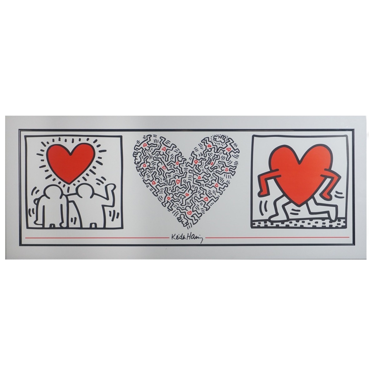Keith haring hearts